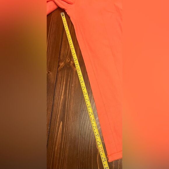 Kate Spade June Surprise Coral Pants Trousers Sz 4 Cropped Mid Rise Pockets - Picture 8 of 12